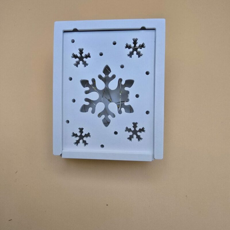 Boîte décorative lumineuse en résine – Modèle au choix